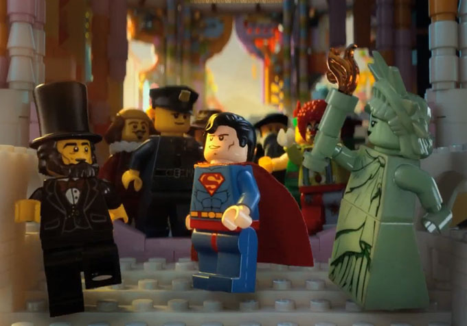 Lego Movie - Superman Lincoln