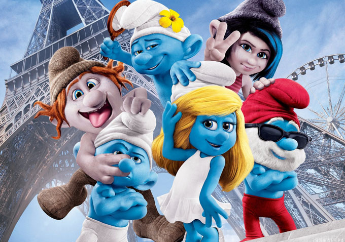 Smurfs 2 paris