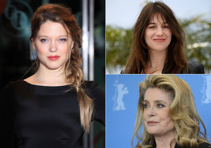 Lea Seydoux Charlotte Gainsbourg Catherine Deneuve