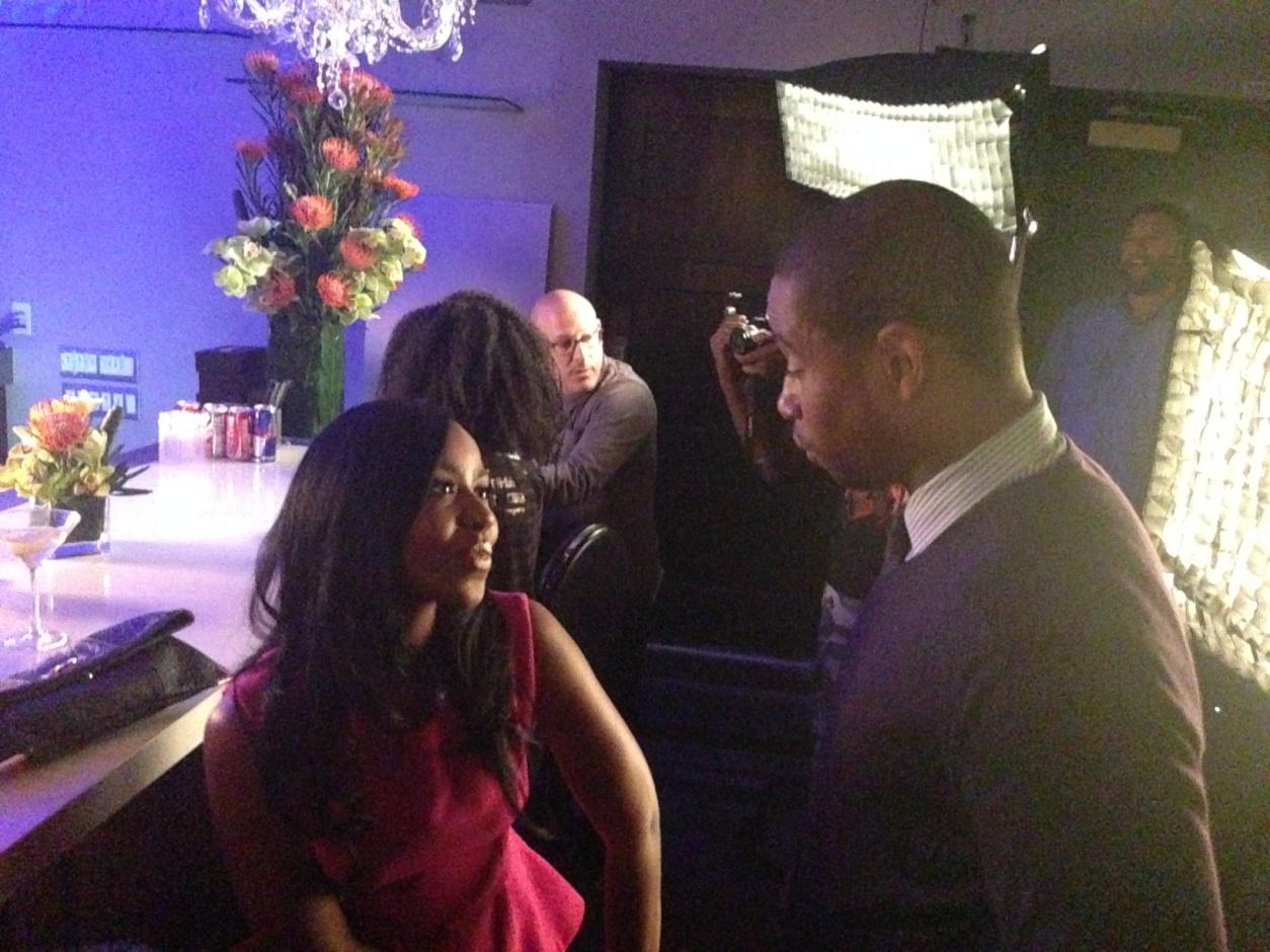 Pictured above: Kevin Phillips (Aidan) and Nia Jervier (Dana)