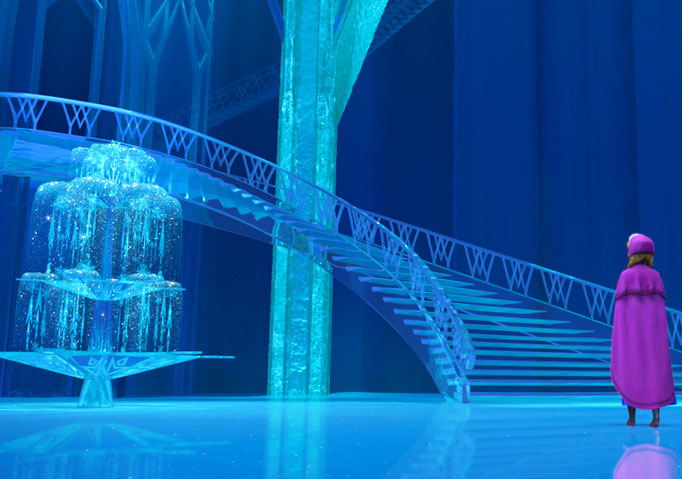 Frozen - castle stairs