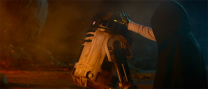 Star Wars The Force Awakens, skip trailer screengrabs