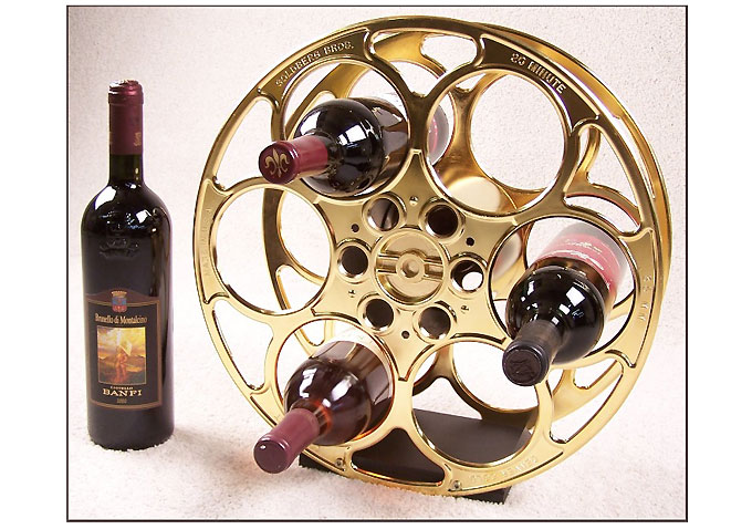 Goldberg Brothers Gold Wine Rack