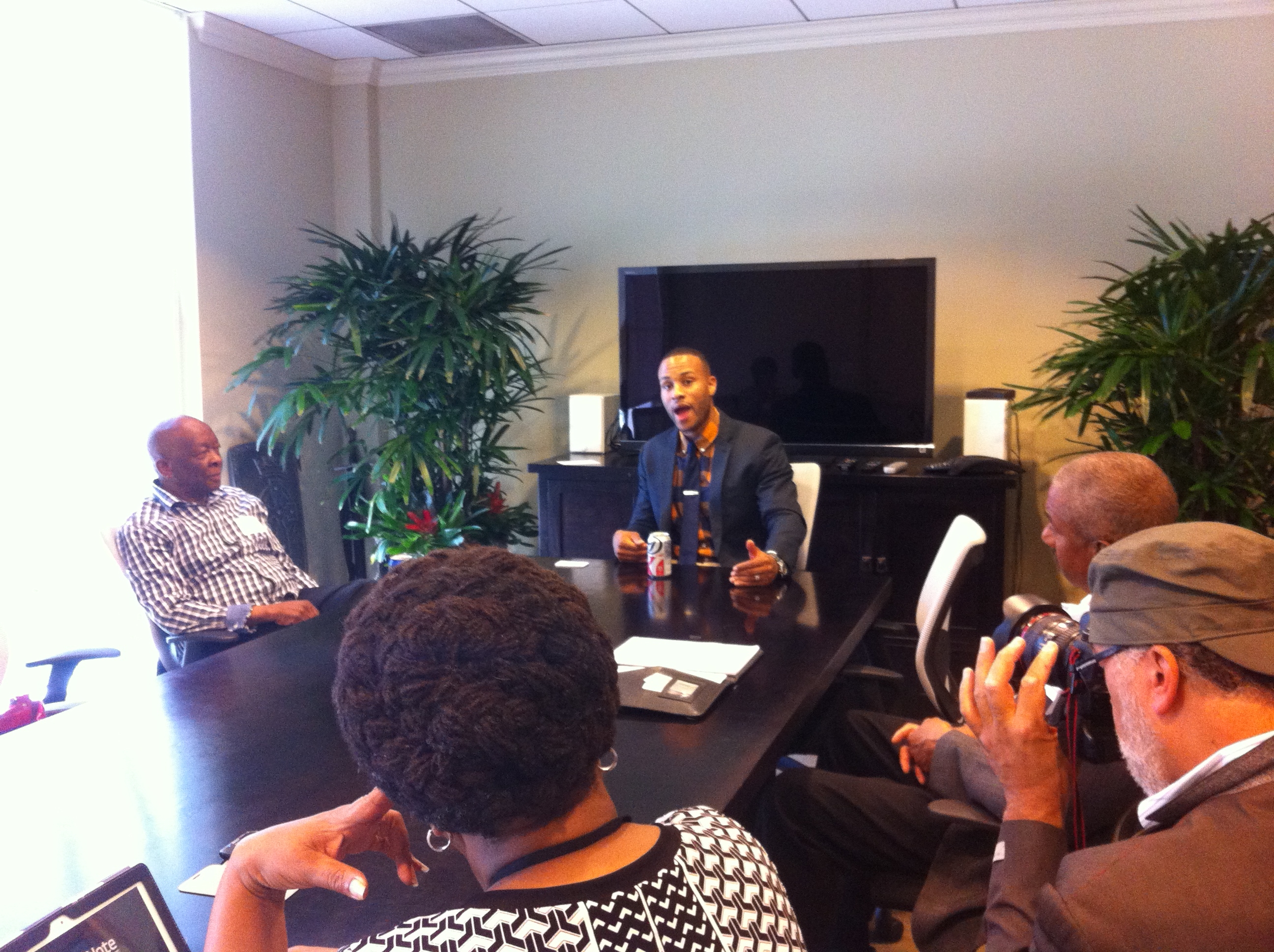 South African delegation at Sony
