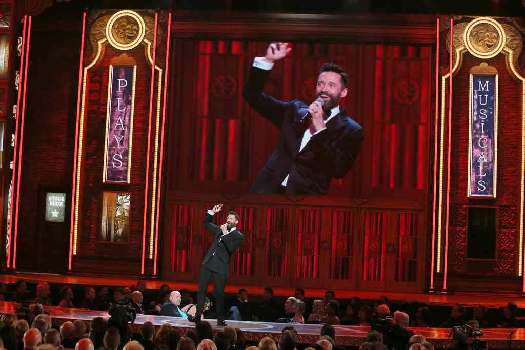Hugh Jackman at the Tonys