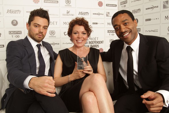 Dominic Cooper, Olivia Colman and Chiwetel Echiofor
