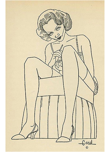 Marlene Dietrich by Alex Gard