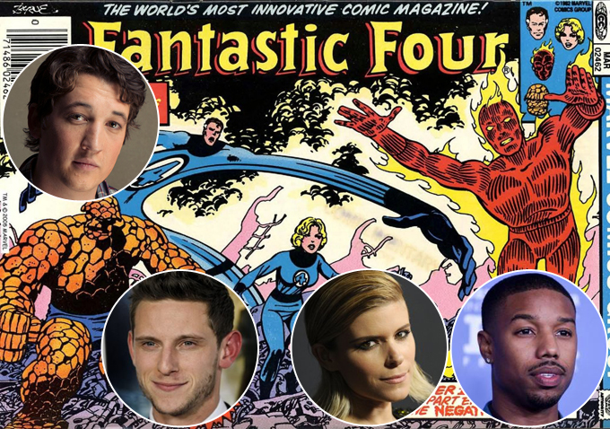 Fantastic Four Miles Teller, Michael B. Jordan, Kate Mara & Jamie Bell