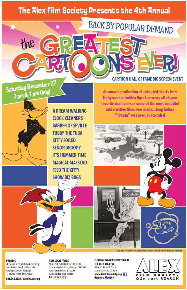 Greatest Cartoons Ever Poster 2014