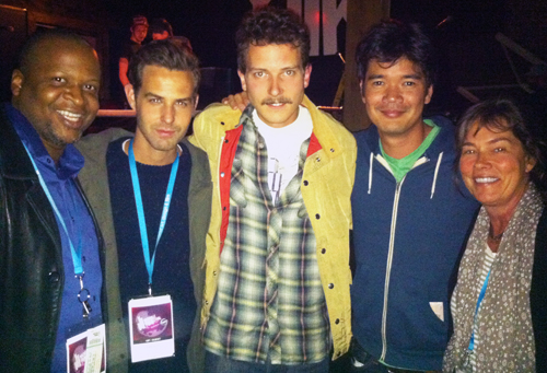 Documentary jury member J Bird Lathon, actor Patrick Orr, Canines musician, director Destin Cretton (I Am Not a Hipster) and Port Townsend Film Festival Programming Director Jane Julian