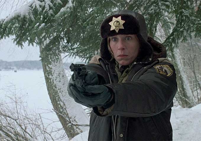 Frances McDormand in the Coen brothers' 'Fargo'