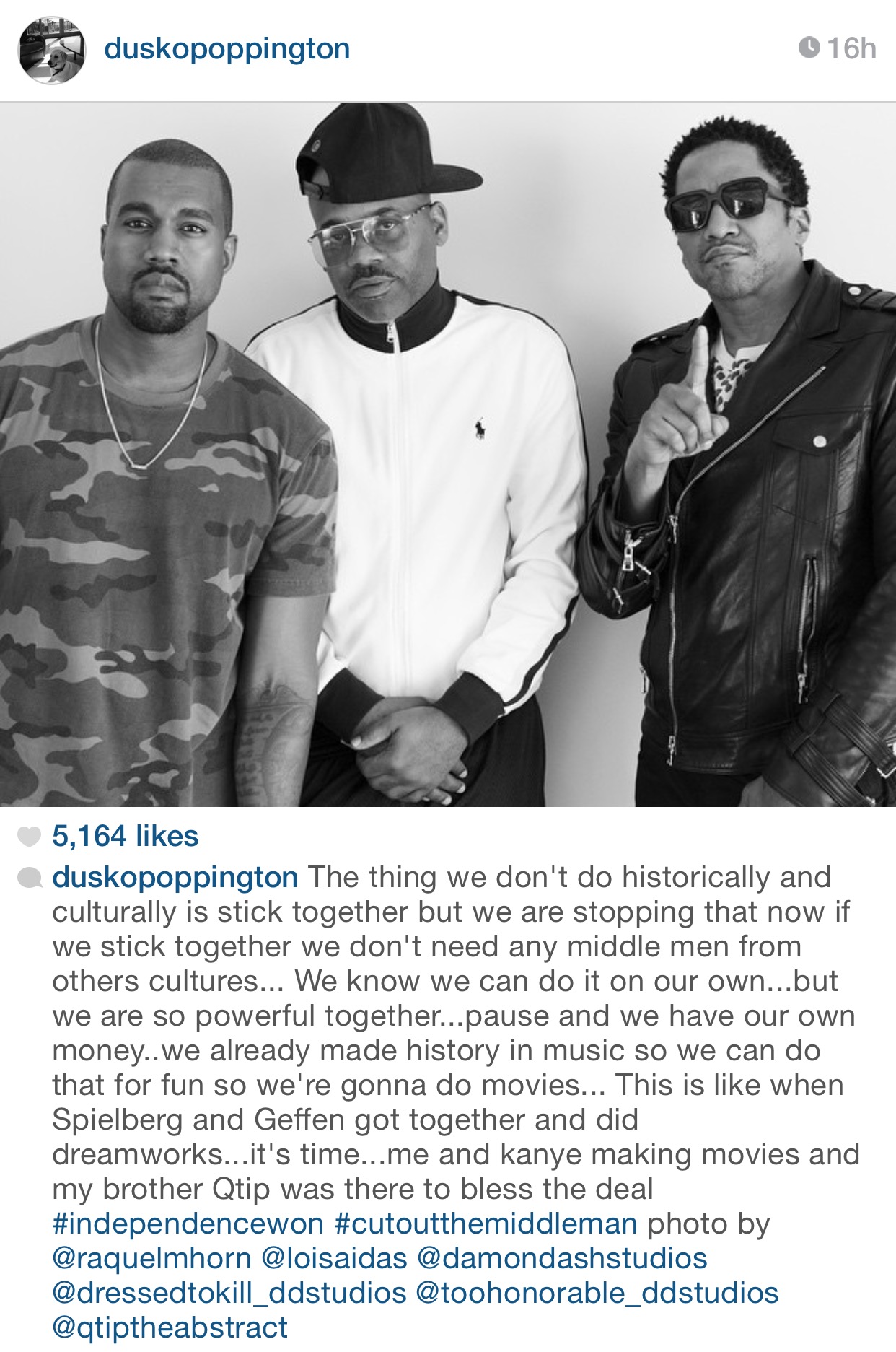 Damon Dash - Instagram Post