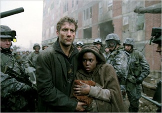 Clive Owen and Claire-Hope Ashitey Children of Men