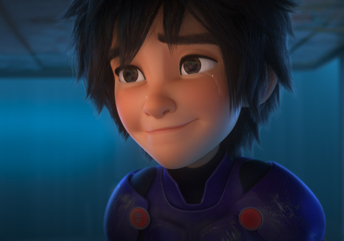 Hiro crying