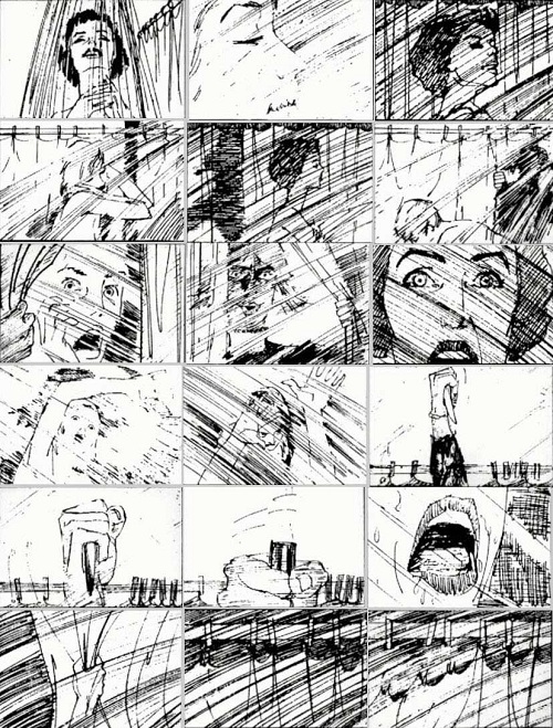 Psycho storyboards