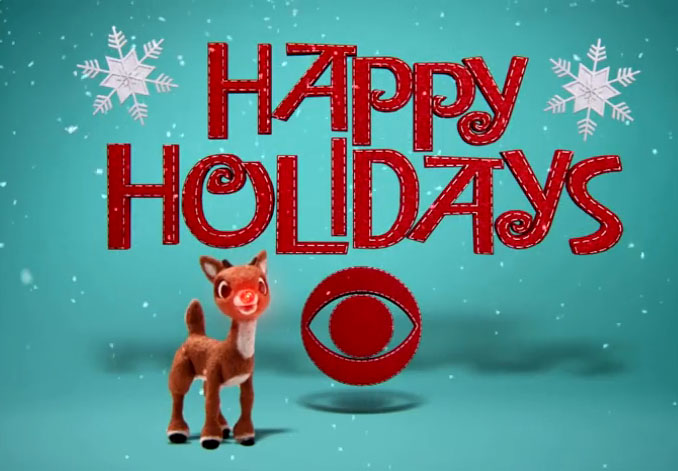 Happy Holidays from Rudolph and CBS