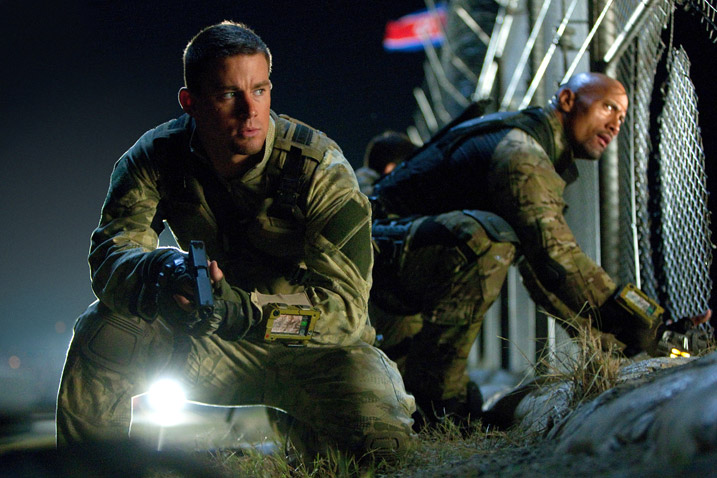 Channing Tatum and Dwayne Johnson in G.I. Joe: Retaliation