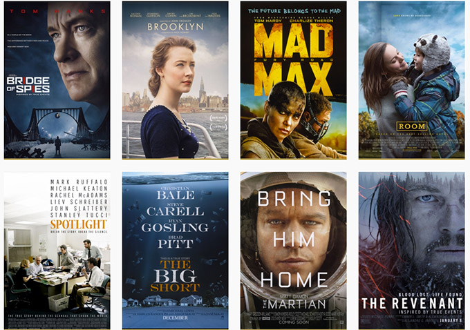 Film Unggulan Oscar 2016 | by the numbers the 2016 oscar nominations indiewire Film Unggulan Oscar 2016 | by the numbers the 2016 oscar nominations indiewire