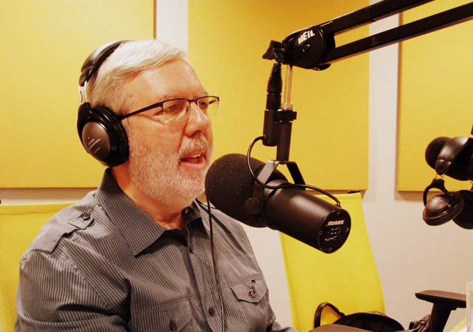 Leonard Maltin during his podcast with Baron Vaughn