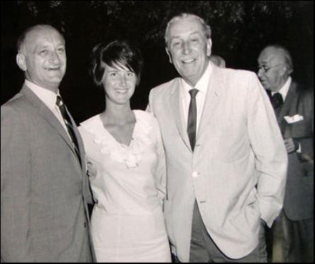 Irving Ludwig, Arlene his daughter and Walt Disne and Ed Wynn.