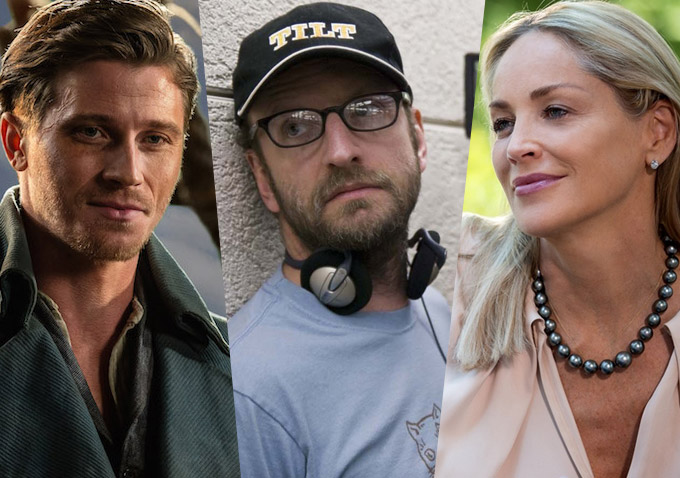Steven Soderbergh Garrett Hedlund And Sharon Stone