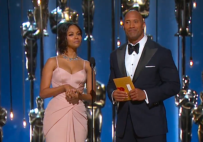 Johnson Saldana Oscar 2015