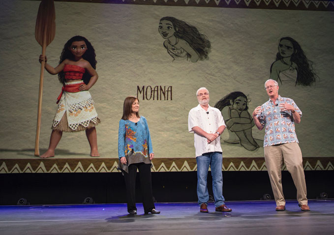 Moana crew D23