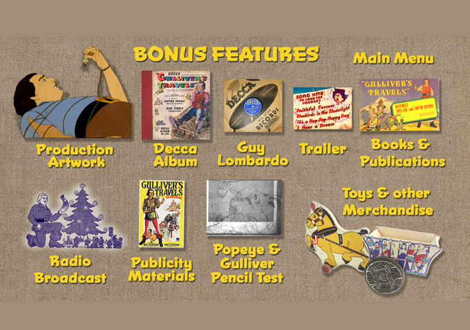 Guliver Bonus menu