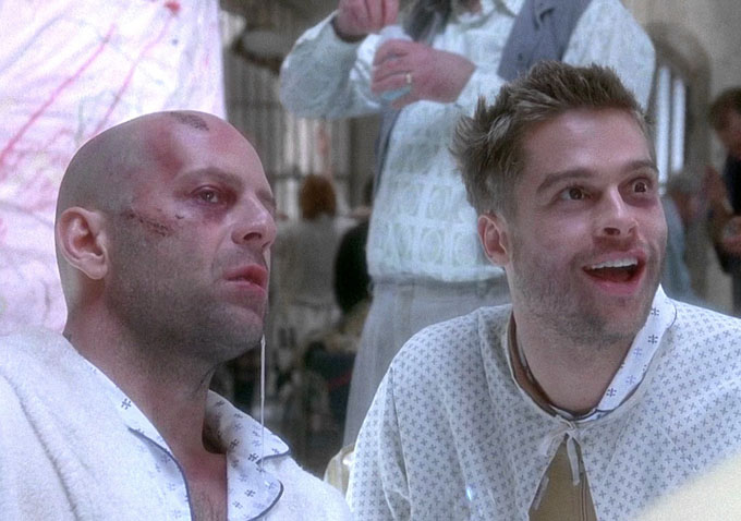 12 Monkeys Brad Pitt Bruce Willis