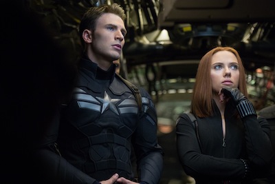 Scarlett Johansson and Chris Evans