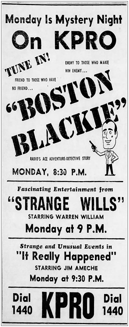 Strange Wills-Ad