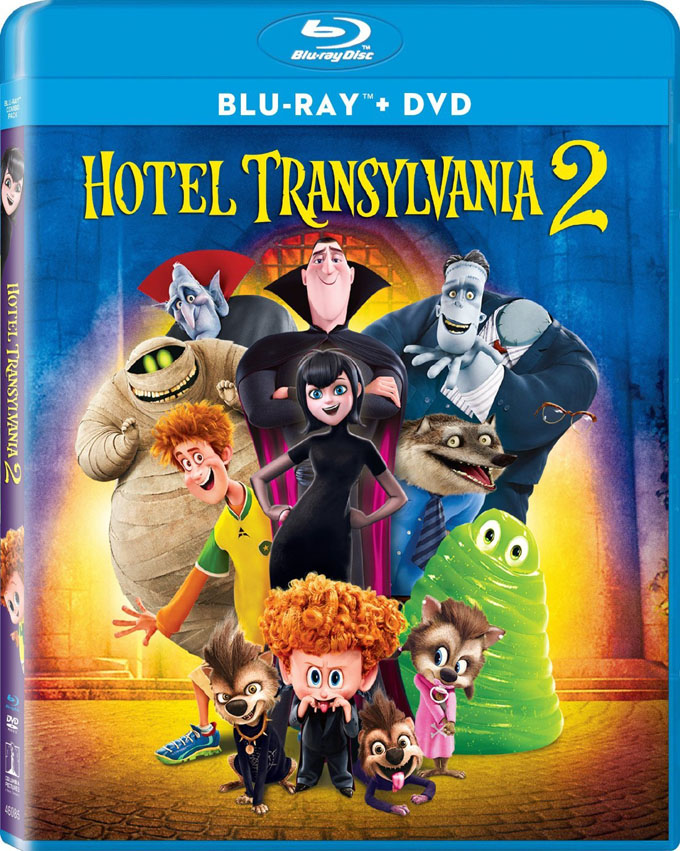 Hotel Transylvania 2 DVD Blur ray
