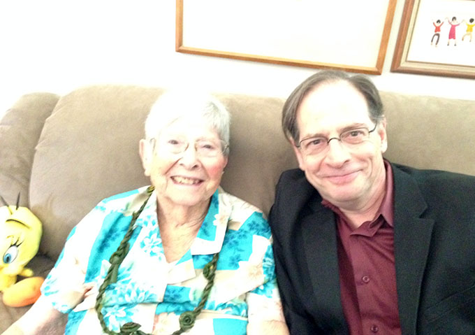 Martha Sigall and Jerry Beck
