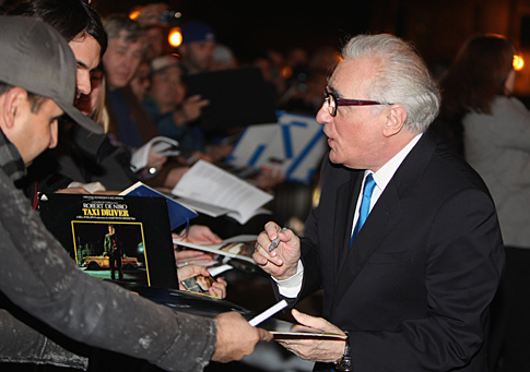 Martin Scorsese signs autographs at Santa Barbara International Film Festival
