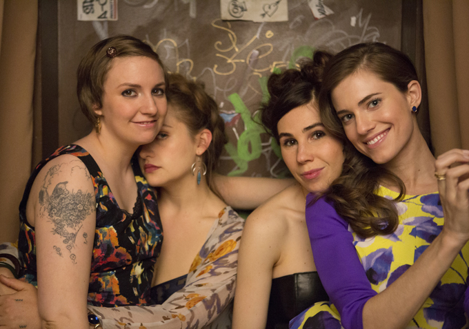 Girls Lena Dunham Zosia Mamet Jemima Kirke Allison Williams