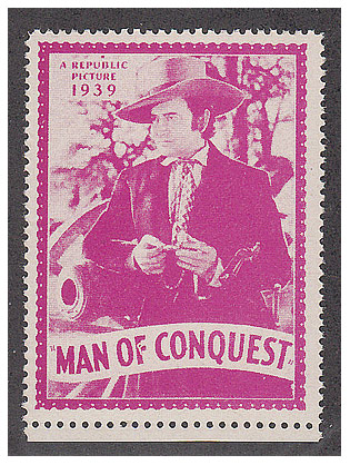 Man of Conquest Movie Stamp-1