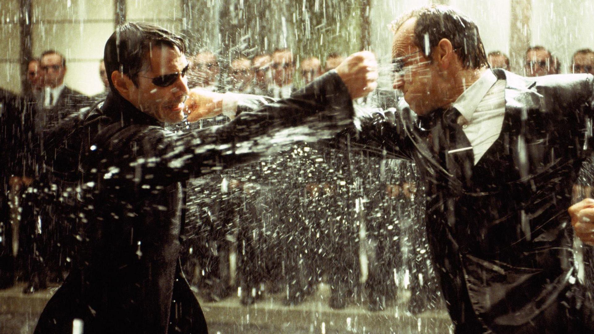 The Matrix Revolutions Reeves Weaving