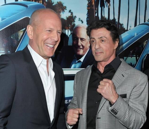 Sylvester Stallone Bruce Willis Expendables