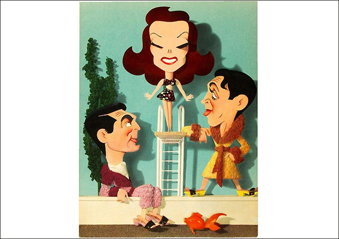 Cary Grant, Katharine Hepburn and James Stewart-by Jacques Kapralik