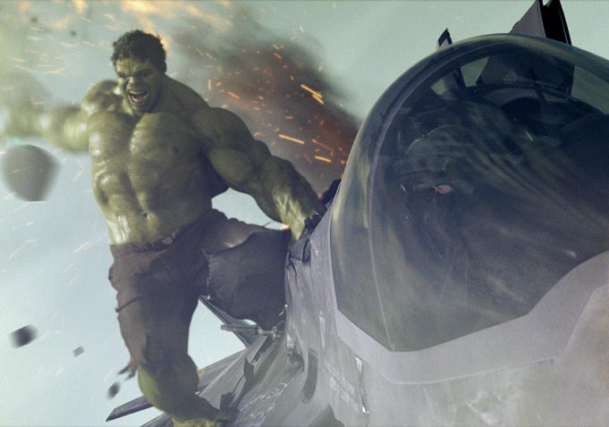The Avengers The Hulk Jet