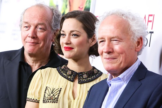 Luc Dardenne, Marion Cotillard, and Jean-Pierre Dardenne at AFI Fest