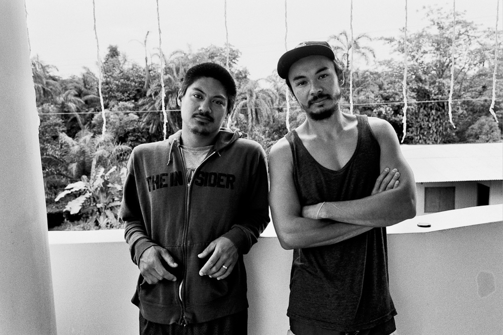 Alan Blanco (co-writer/DP) and Josef Kubota Wladyka (co-writer/Director)