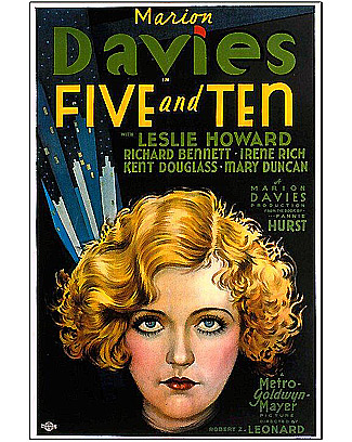 Marion Davies-Five and Ten Poster