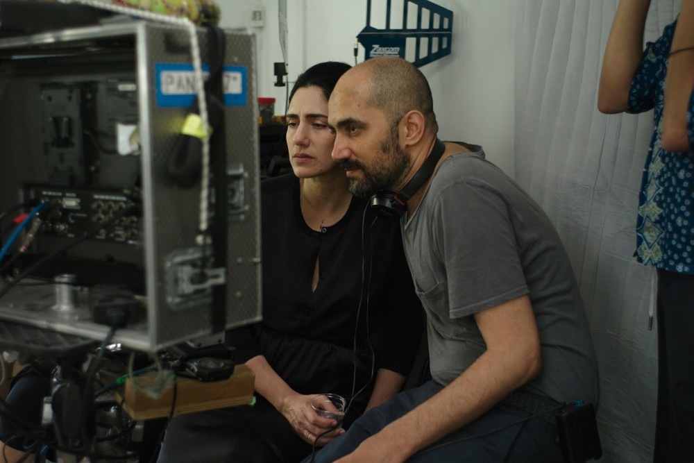 Ronit and Shlomi Elkabetz behind the camera