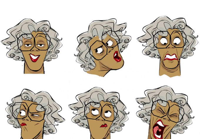 Medea model sheet