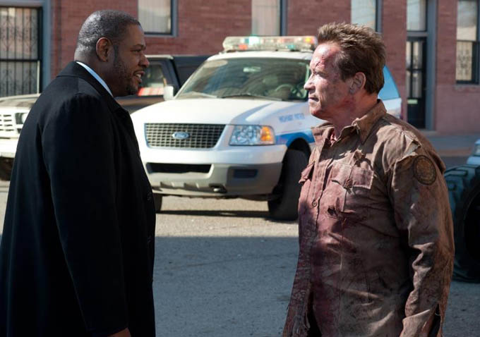 Arnold Schwarzenegger & Forest Whitaker in 'The Last Stand'