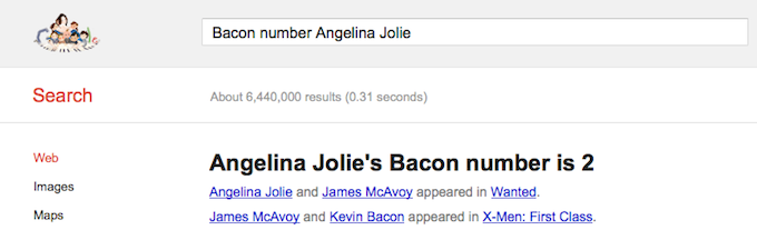 Bacon Number Jolie