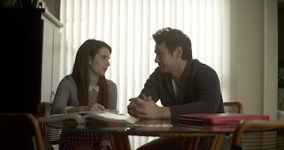 Emma Roberts and James Franco