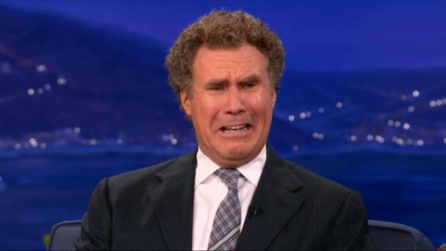 ferrell cries on conan