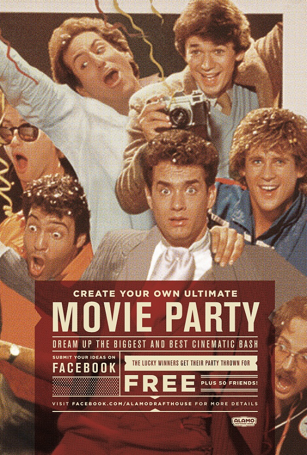 Alamo Drafthouse Movie Party Poster